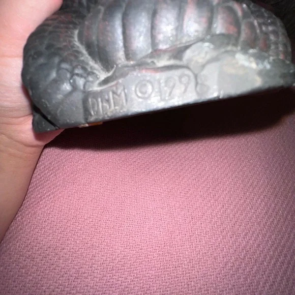 Vintage 1998 DHM King Cobra Snake Figurine Statue Black Coiled 90s Collectible - Picture 3 of 5